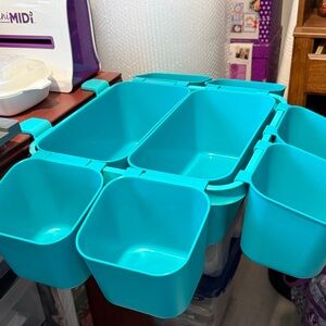 Diamond Press Craft Table Caddy & Cups